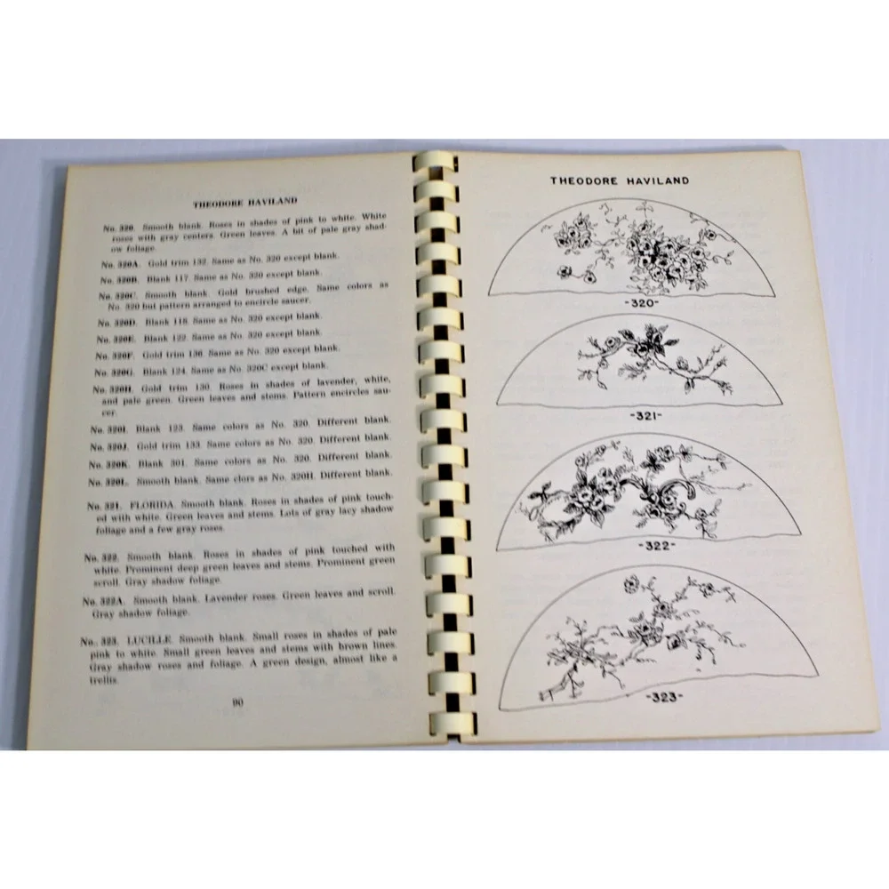 Two Hundred Patterns Haviland China Book Two Arlene Schleiger 1952 Reference